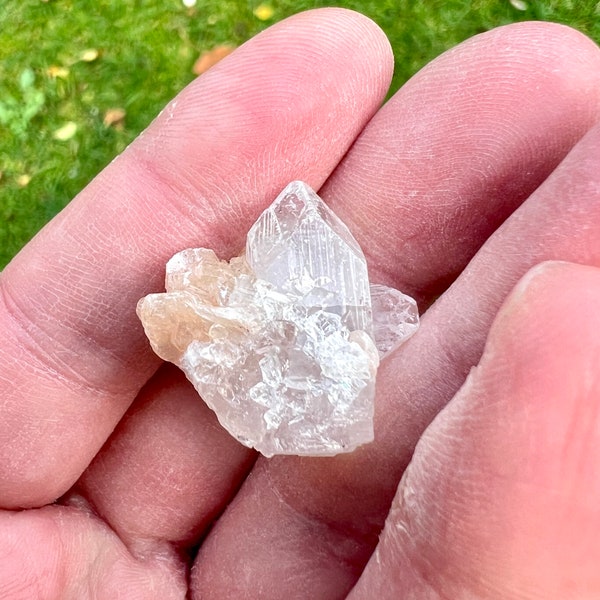Apophyllite with Stilbite cluster, zeolite crystals, Apophyllite Stilbite crystal clusters, crystal healing, spiritual crystals, specimen