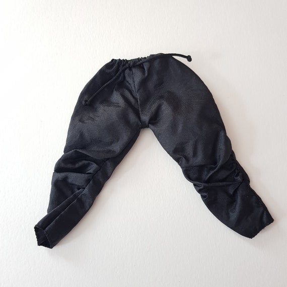 Black Nylon Skinny Pants for Doll 