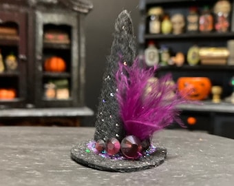 Teenie Tiny Dollhouse Miniature Halloween Witch Hat