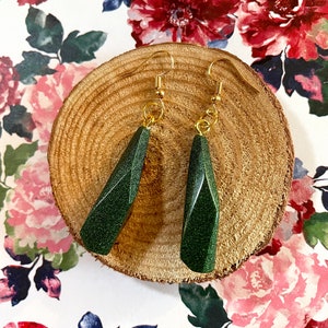Crystal Resin Earrings