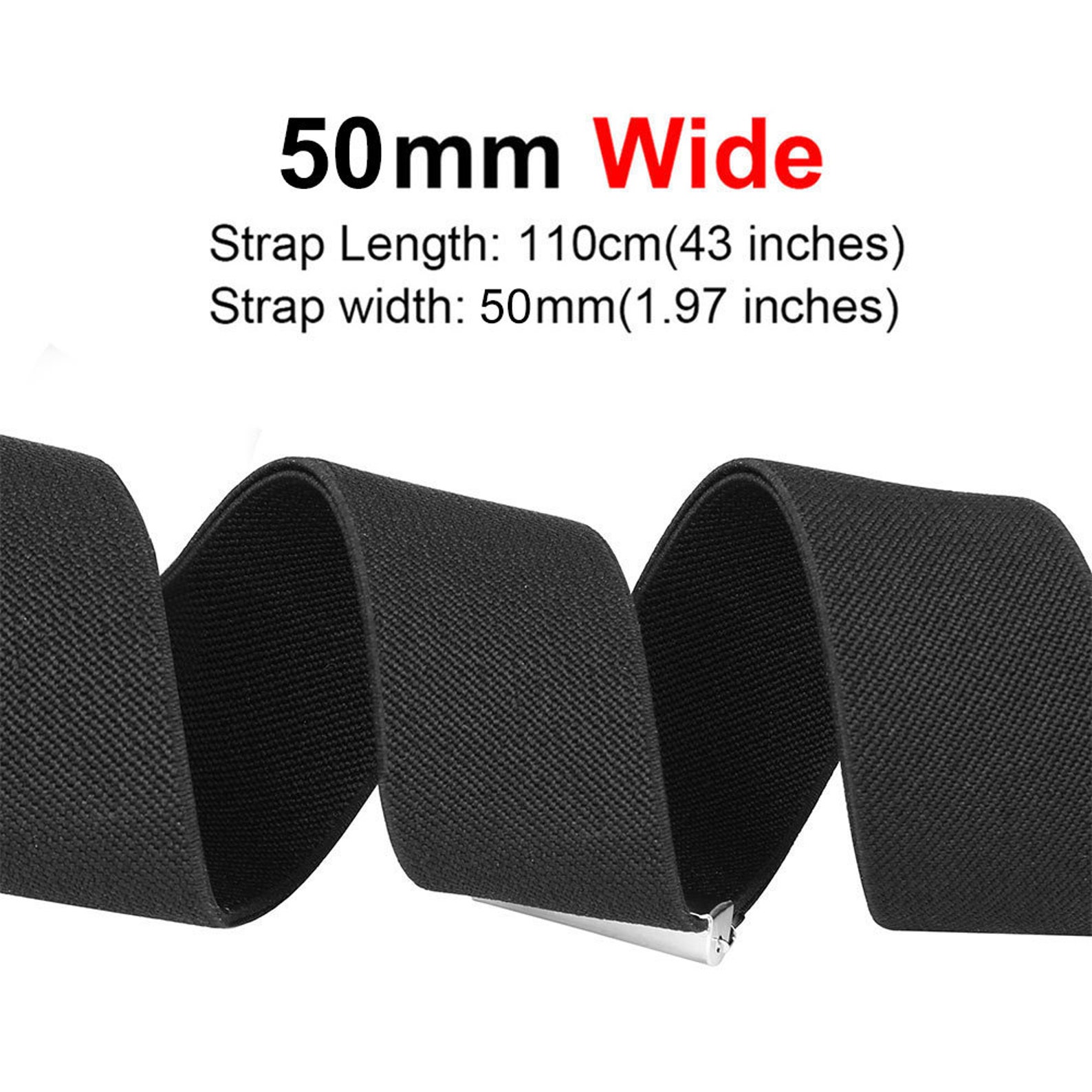 Heavy Duty Work Trouser Braces Suspenders 50mm Clip Elastic Etsy