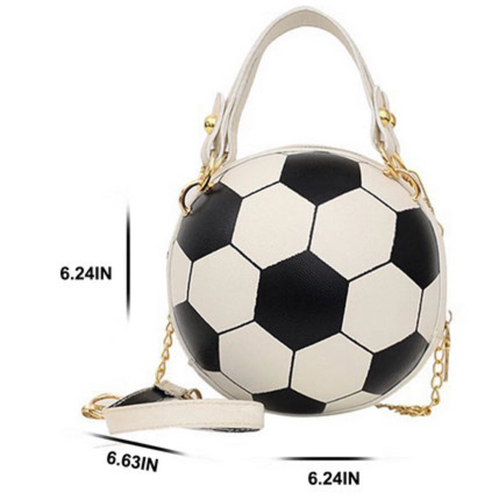 Basketball Handbag Special Design with Chains Letter Etsy