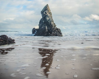 Lone Rock On The Beach