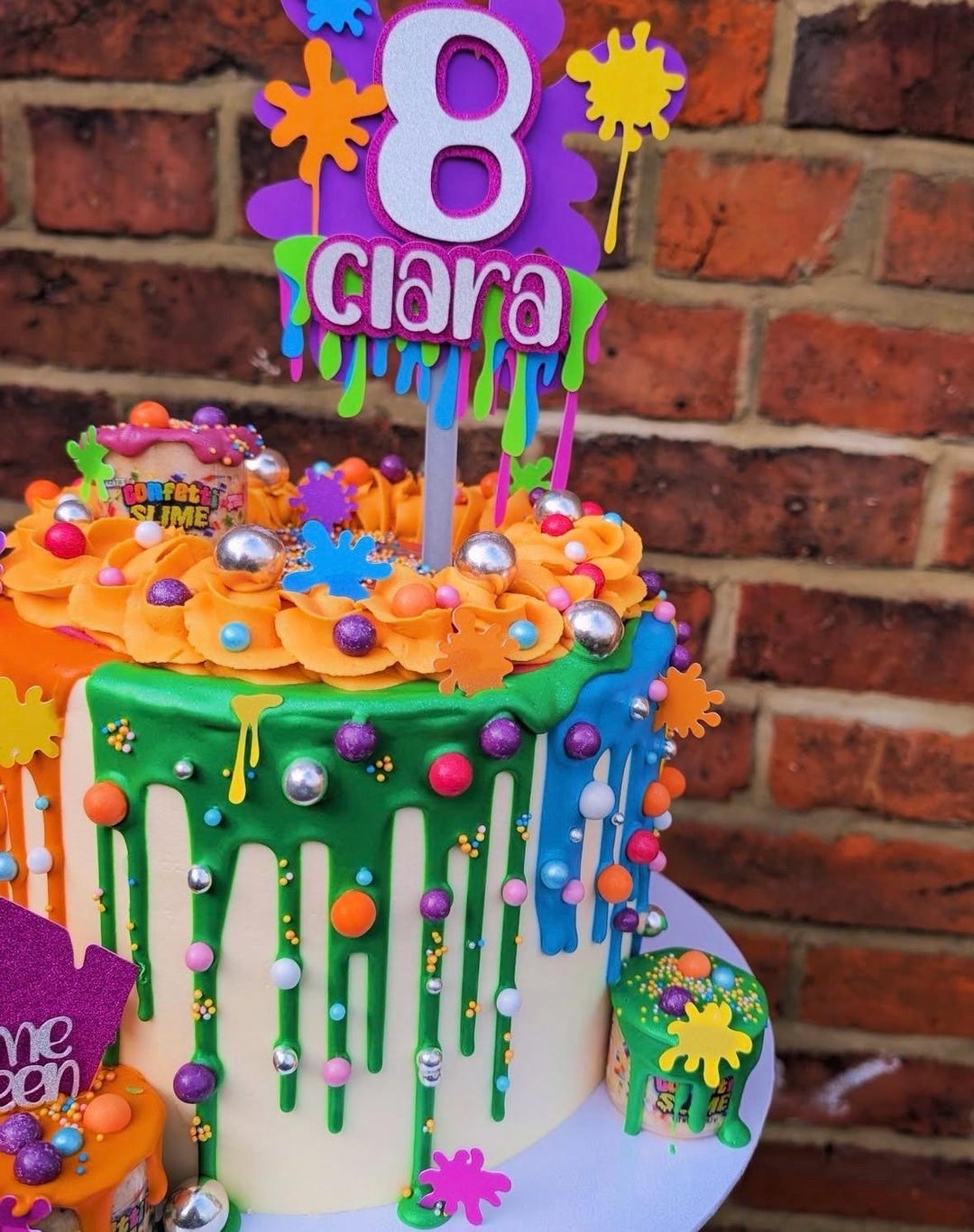 Topper Slime Slime Cake Topper and Charms - Etsy UK