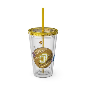 Astrologian Clear Tumbler with Straw