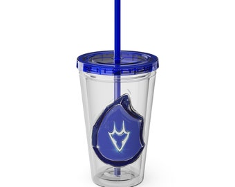 Dragoon Clear Tumbler with Straw