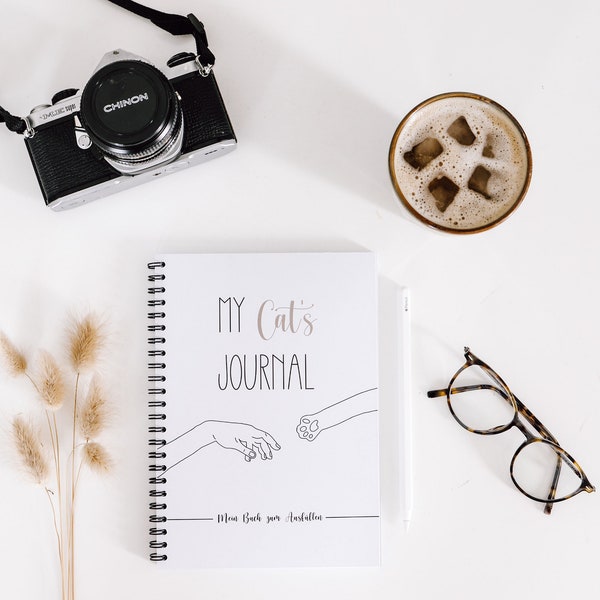 Cat diary | My Cat's Journal | A5 | To fill out yourself | Memory book