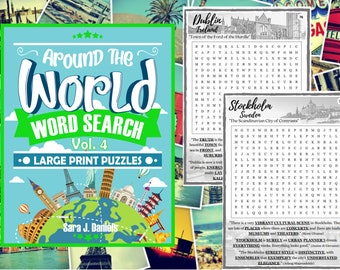 Around The World Word Search Puzzles Vol.4