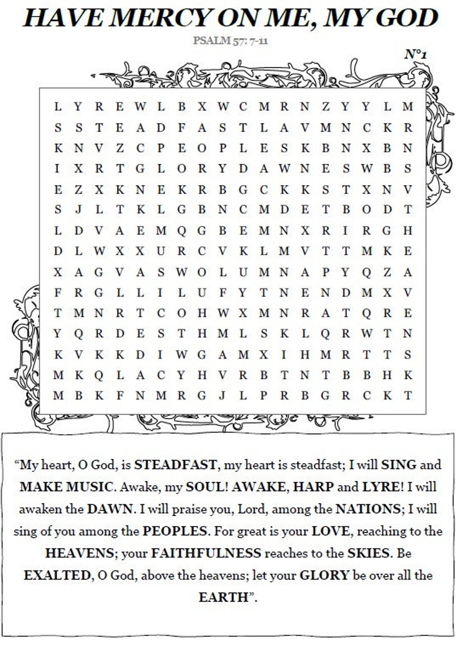 Free Bible Word Search Puzzles For Children