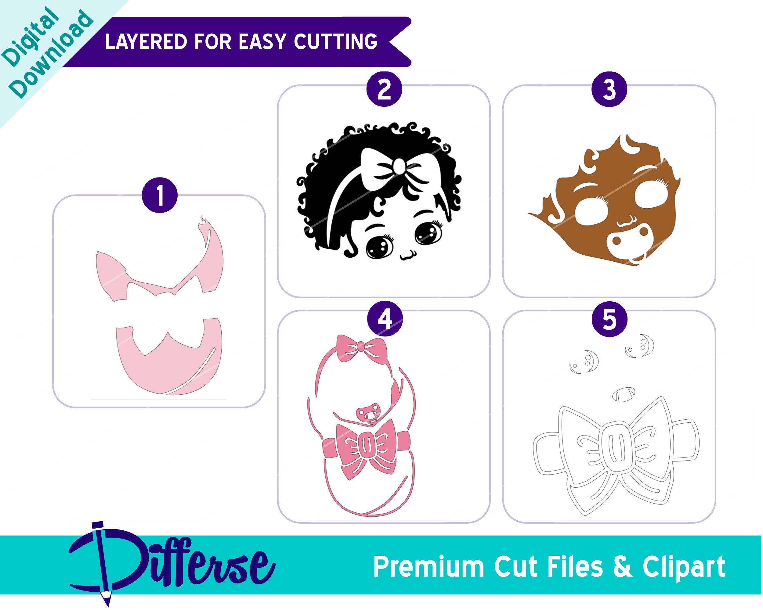 Boy or Girl SVG SVG Cut File & PNG Black Baby Gender - Etsy Canada