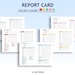Editable Homeschool Report Card | Report Card Template | Homeschool ...