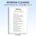 Editable Family Cleaning Schedule Kids Cleaning Schedule Cleaning ...