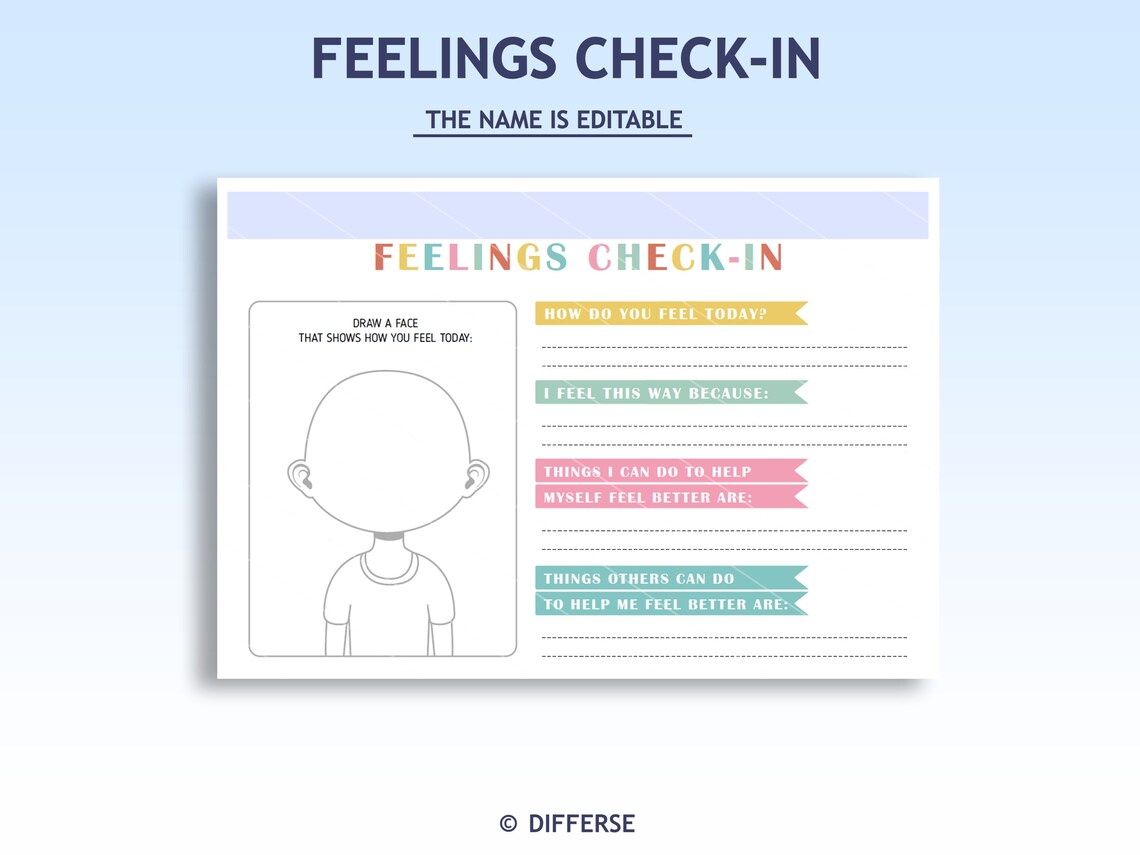 Feelings Check in | Wellness Check in | Coping Skills | How Are You ...