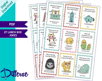 Lunch Box Jokes For kids | Jokes For Kids  | Lunchbox  Jokes | Lunch Box Notes | Lunch Box Cards | Kids Lunch Notes  | Notes For Kids
