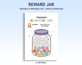Beloningspot voor in de klas | Gedrag in de klas | Klaslokaaldecoratie | Beloningspotje | Klasbeheer | Klasbeloningen