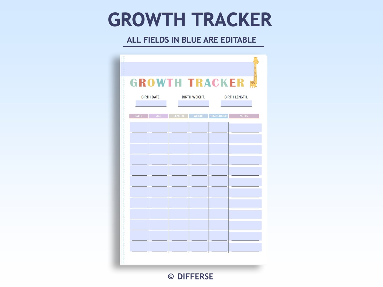 Baby Growth Tracker | Baby Growth Chart | Baby Milestone | Baby Weight ...
