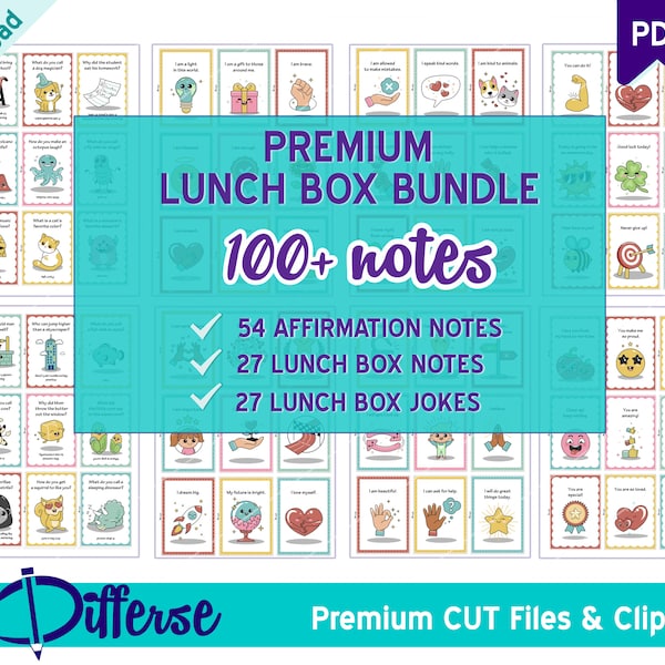 100+ Kids Lunch Box Notes | Kids Affirmation Cards | Positive Affirmations | Lunch Notes For Kids | Motivational Notes | Lunch Box  Jokes