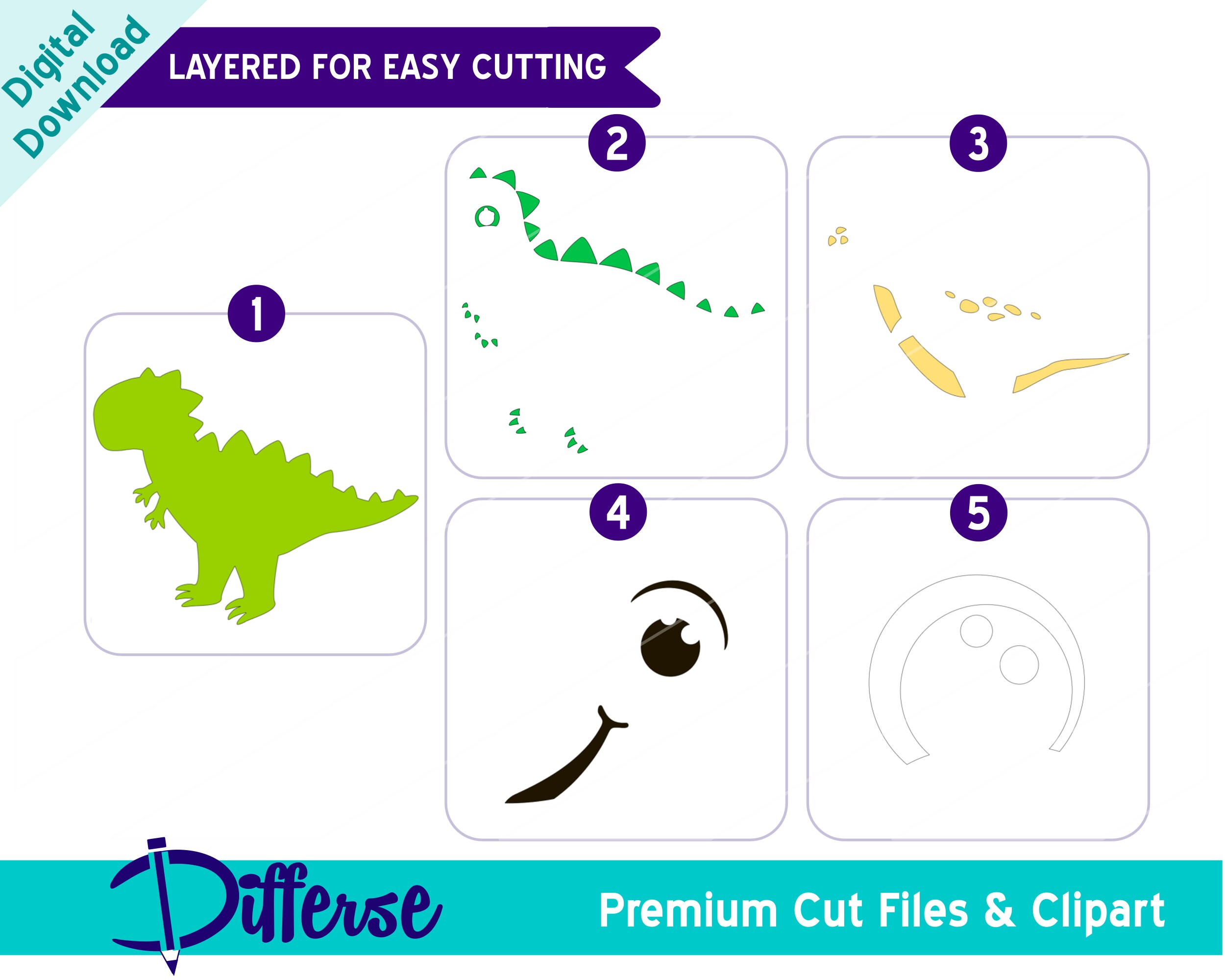 T-rex SVG | SVG Cut File & PNG | Dinosaur Svg | Dinosaur Clipart ...