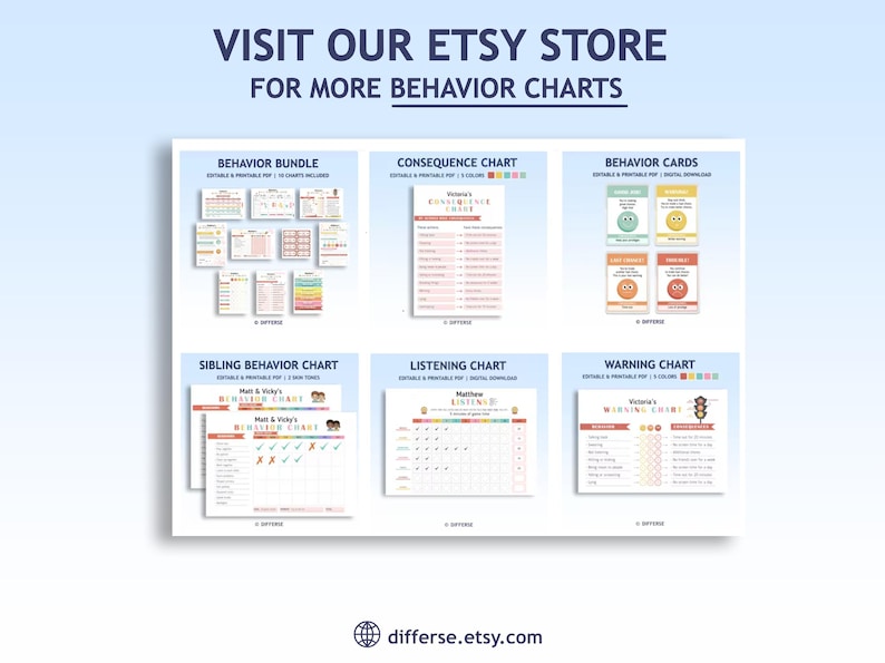1 Strike Warning Chart | Behavior Chart | Consequence Chart | Actions ...