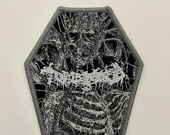 Tomb Mold - Primordial Malignity GREY Border Official Licensed Woven Patch SOLD OUT New