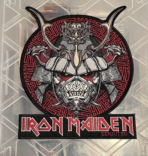 Iron Maiden LARGE SENJUTSU Back Patch RARE Custom Full Etsy