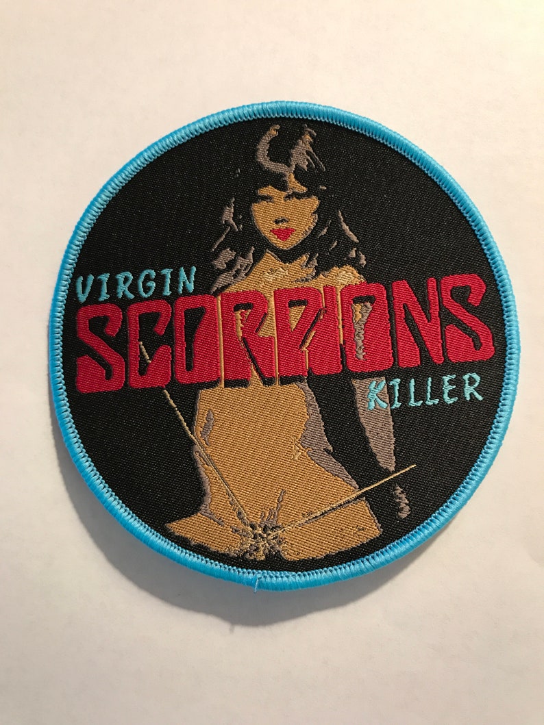 Scorpions Virgin Killer Woven Patch Limited Edition Only 60 Issued Brand New image 1