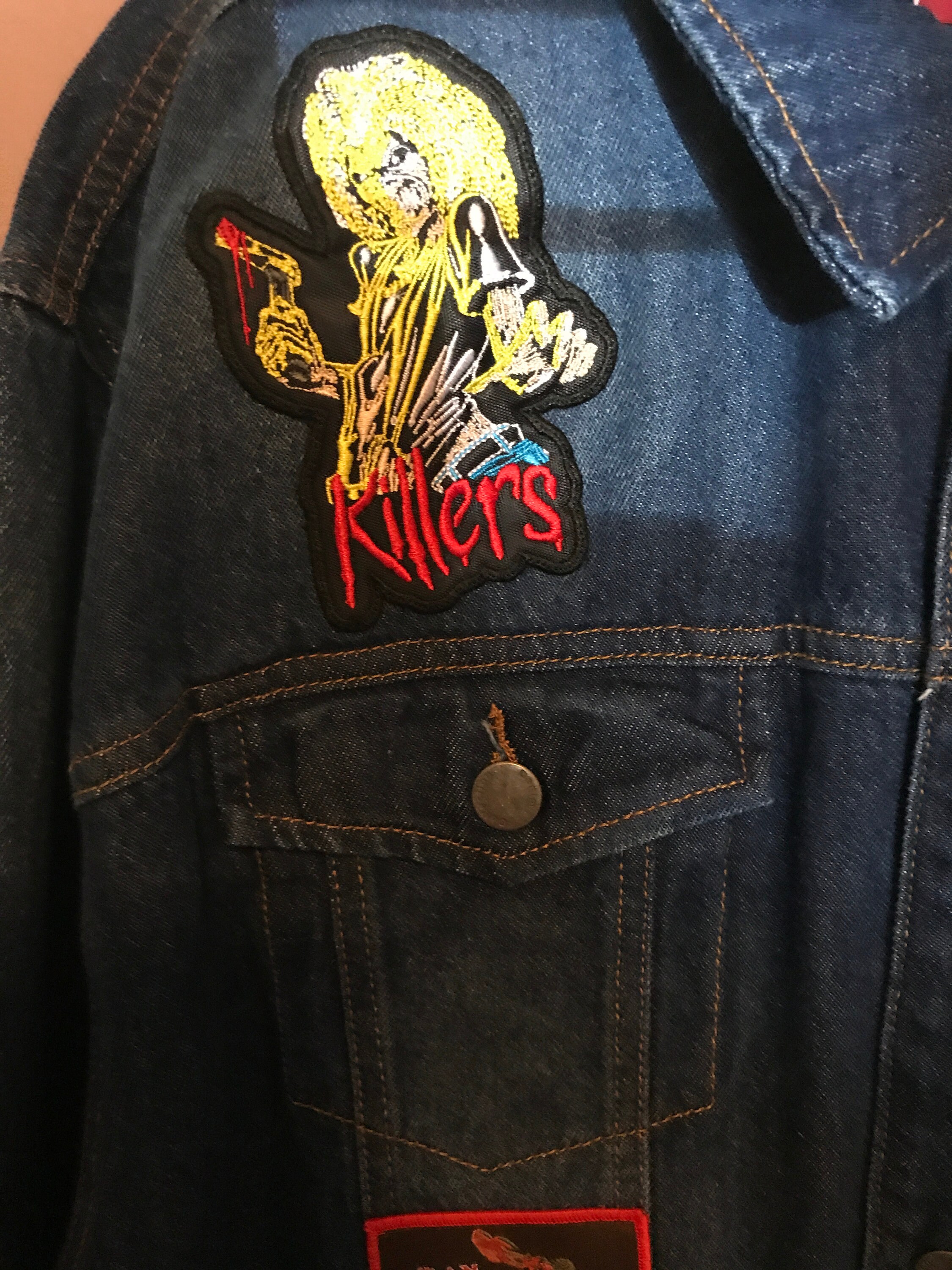 Iron Maiden KILLERS Denim Jacket New w/ Tags Custom & Vintage Etsy