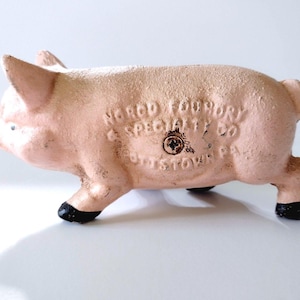 Norco Foundry and Specialty Co, Pottstown, PA Cast Iron Piggy Bank