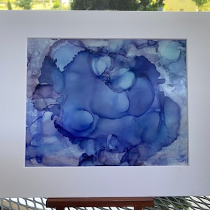 8 by 10 inch Original Alcohol Ink
