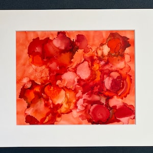 8 by 10 inch Original Alcohol Ink