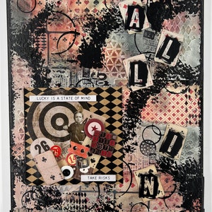 12 door 16 Originele Mixed Media Canvas