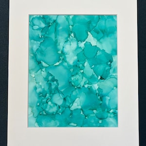 8 by 10 inch Original Alcohol Ink