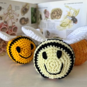 Bee Crochet Pattern for Chocolate Orange Cover or Toy