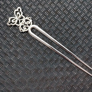 Silver Butterfly Top Chinese Hair Pins Hair Stick Chinese Hair Accessories