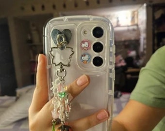 Heart Shaped Phone Charm Holder