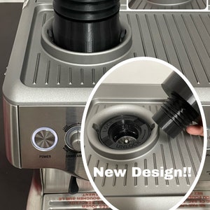 Single Dose Hopper and Bellows for Breville Barista Express / Breville Barista Pro / Breville Barista Touch / Breville Smart Grinder Pro