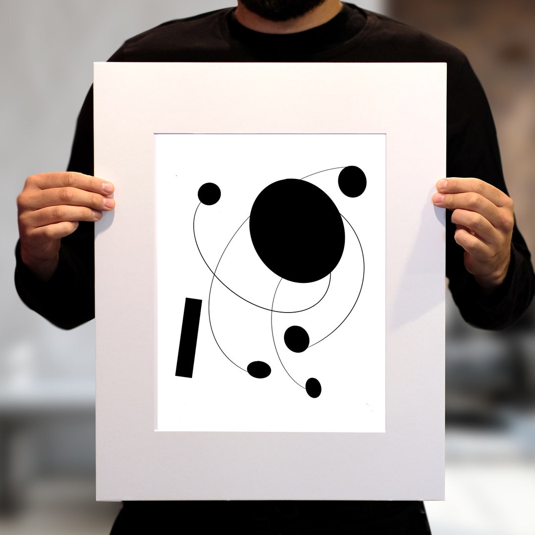 Line Art, White and Black Art, Black and White Art, Wall Art, Boho At