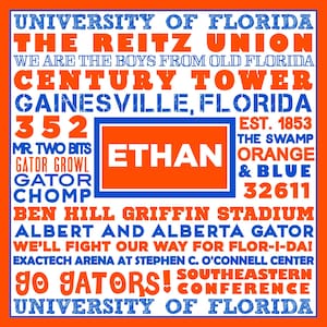 Collegiate Catchall Acrylic Tray - Monogrammed College Tray - Personalized Tray - Dorm Decor bild 18