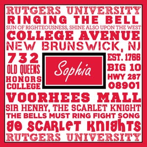 Collegiate Catchall Acrylic Tray - Monogrammed College Tray - Personalized Tray - Dorm Decor bild 12