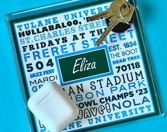 Chicago Pickup ONLY - Collegiate Catchall Acrylic Tray (no shipping charged)