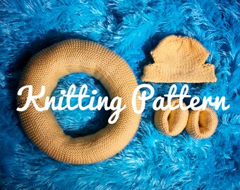 For Grogu Knitting Pattern - Pool Party Outfit for Grogu / Baby Yoda - Inspired by The Mandalorian - Beginner Friendly