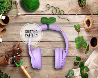 Knitting Pattern - Wrap Around Sprout for Headphones