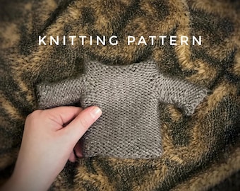 For Grogu Knitting Pattern - Beskar Chainmail Shirt for Smaller Grogu / 7 inch - Beskar Chainmail Armor - Clothes for Baby Yoda