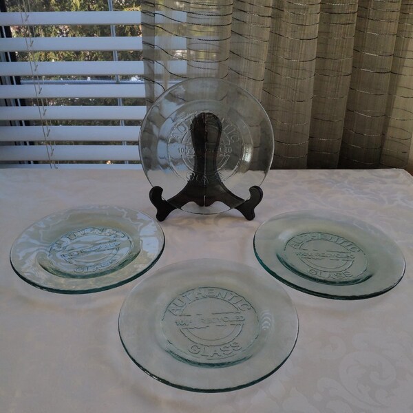 Recycled Glass Plate Etsy
