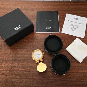 Montblanc Travel Clock - Etsy