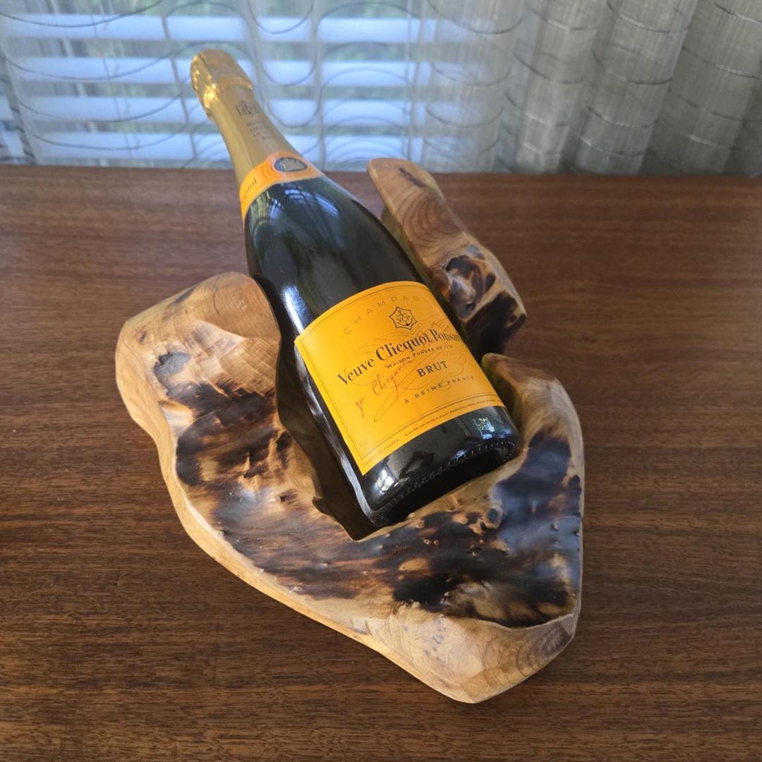 バールウッドワインボトルホルダー、ヴィンテージポリッシュバールート