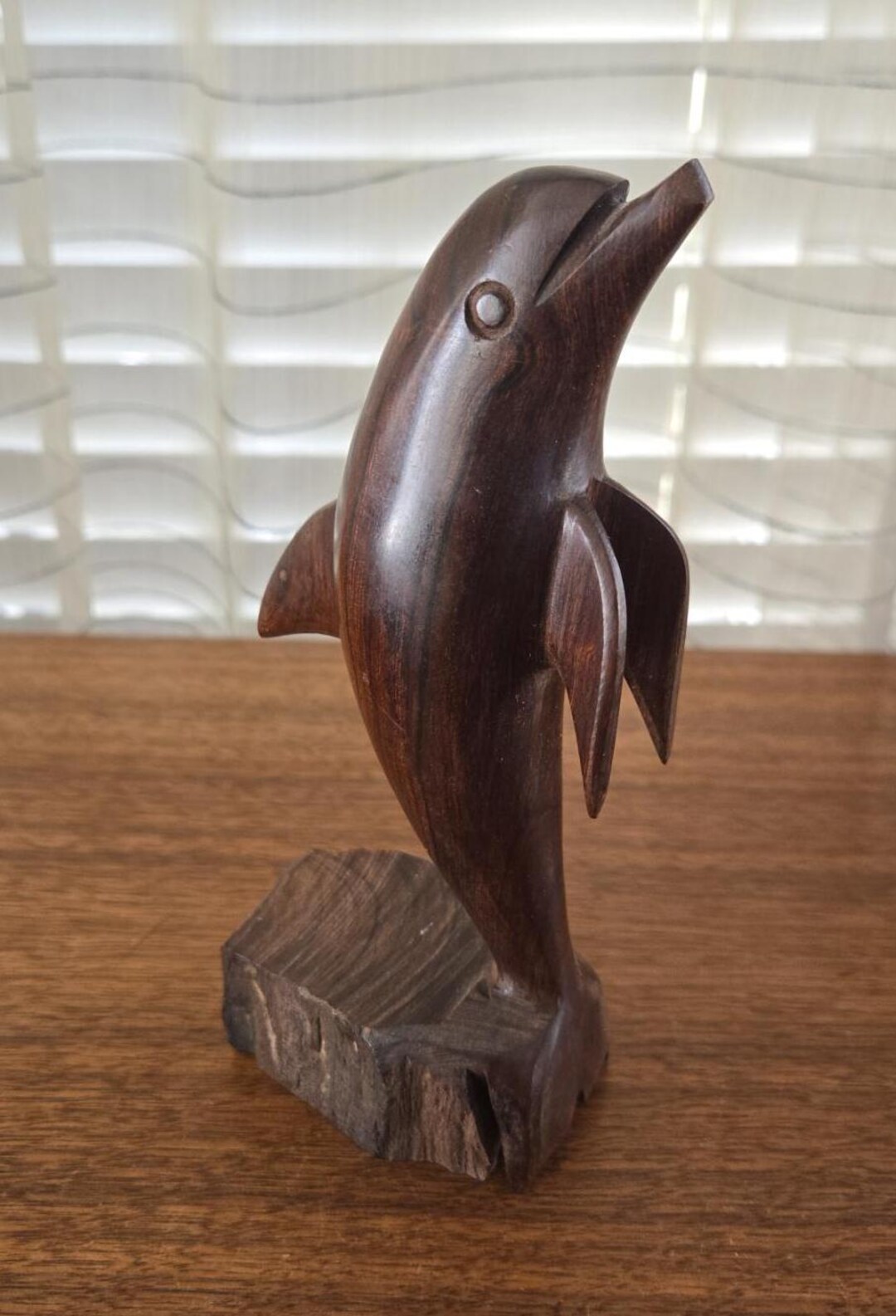 ヴィンテージ アイアンウッド イルカ 手彫り彫刻 7.5インチ - Etsy 日本