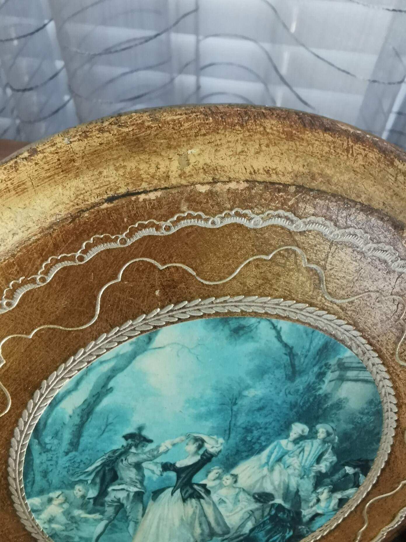 Italian Florentine Print Plaques Set of 2 Gesso Gilt on Wood - Etsy