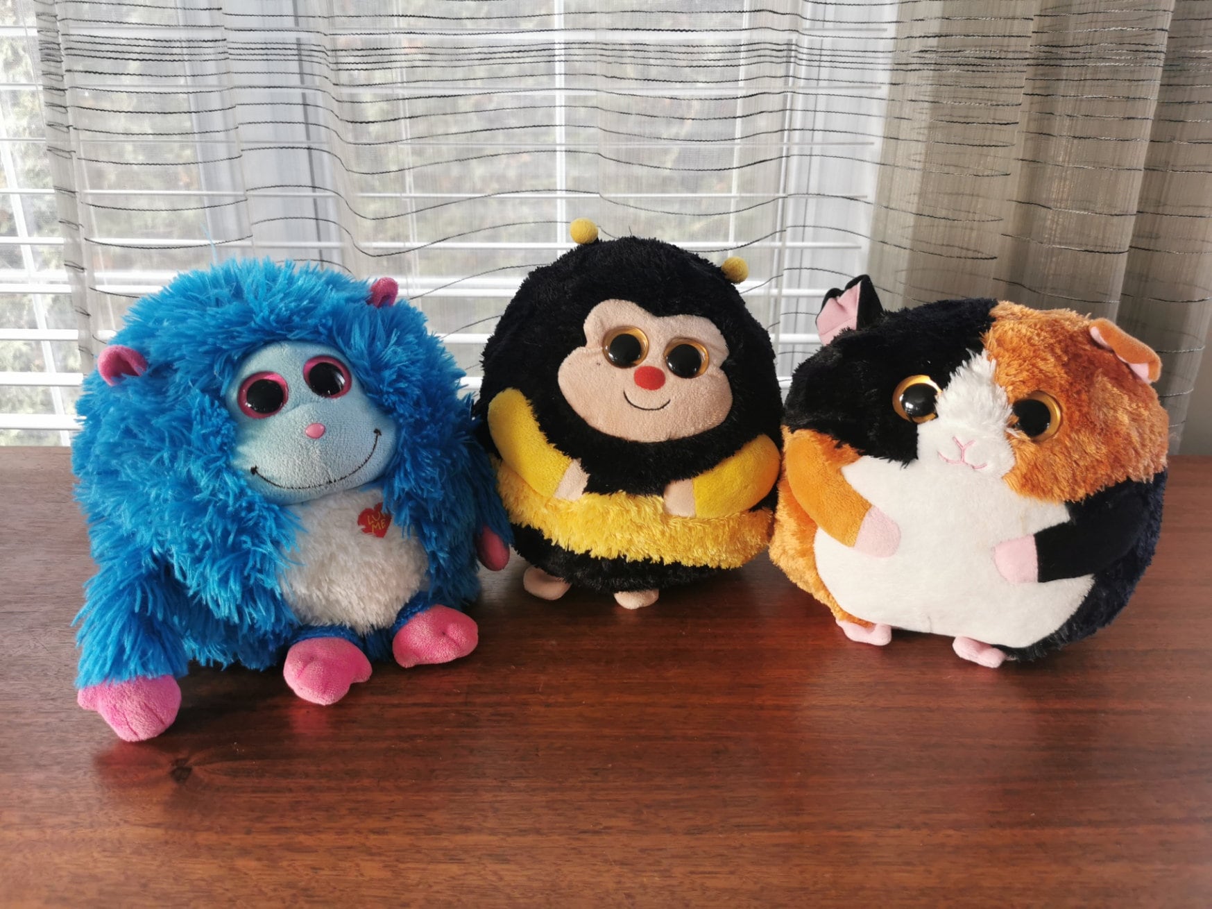 Plush Round Beanie Boos TY Beanie Boo Large Pixy Glitter Eye