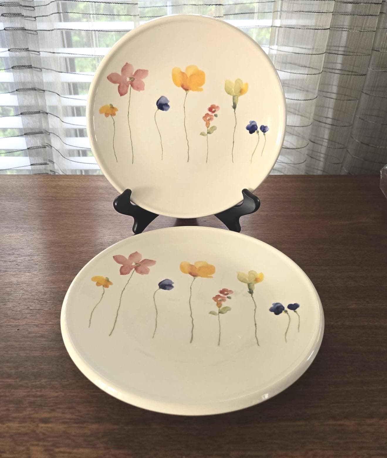Royal Stafford Scattered Flowers Set of 2, Vintage English Coupe